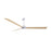 Matthews Fan Alessandra 72" 3 Blade Ceiling Fan, Matte White - AK-MWH-LM-72