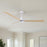 Matthews Fan Alessandra 72" 3 Blade Ceiling Fan, Matte White
