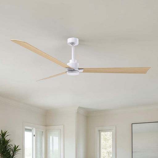Matthews Fan Alessandra 72" 3 Blade Ceiling Fan, Matte White