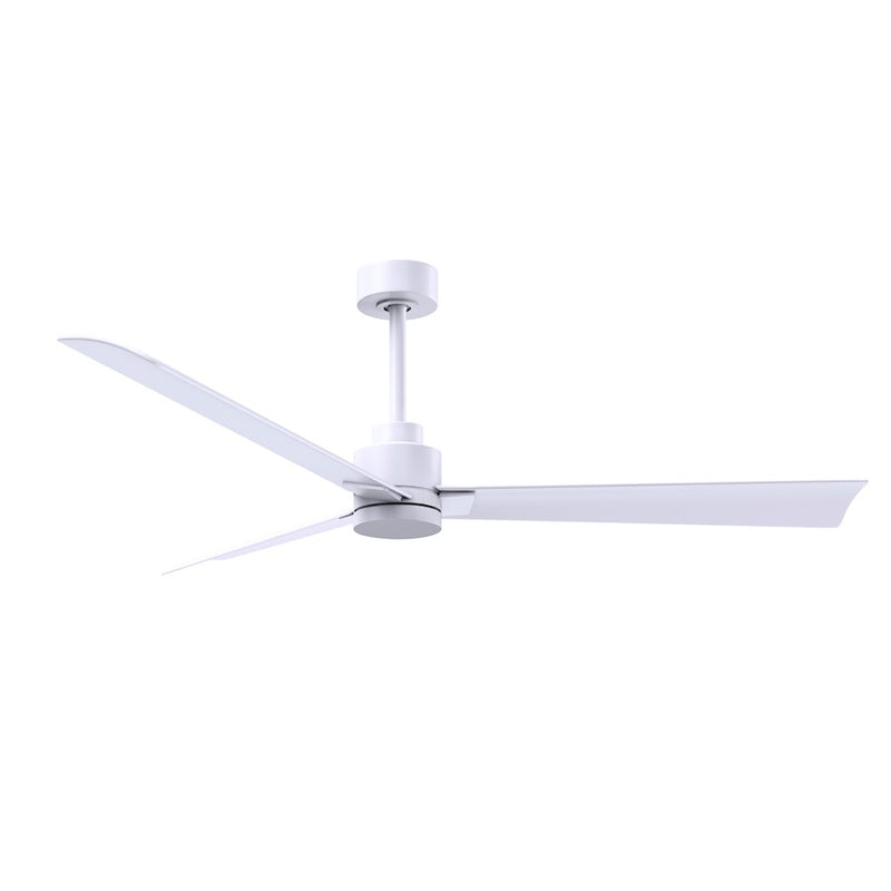 Matthews Fans Alessandra 56in 3-Blade Ceiling Fan | Transitional Textured Bronze and Walnut ABS | Bedroom & Living Room | Model AK-TB-WN-56
