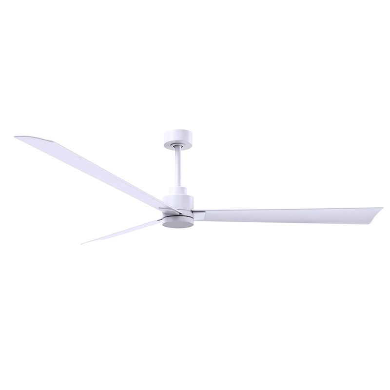 Matthews Fans Alessandra 72in 3-Blade Ceiling Fan | Transitional Textured Bronze and Walnut ABS | Great Room & Patio | Model AK-TB-WN-72
