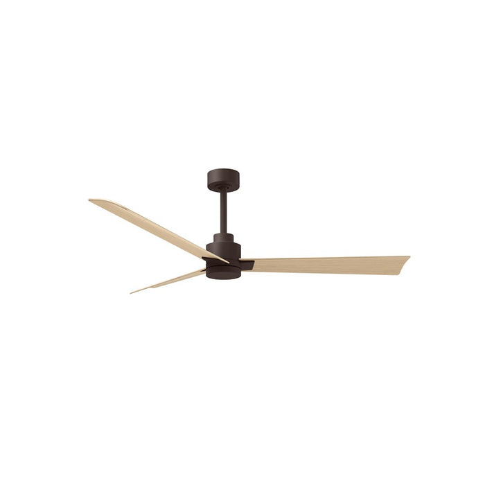 Matthews Fan Alessandra 56" 3 Blade Ceiling Fan, Textured Bronze - AK-TB-LM-56