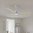 Matthews Fan Alessandra 1 Light 56" 3 Blade Ceiling Fan, BN