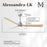 Matthews Fan Alessandra 1 Light 56" 3 Blade Ceiling Fan, BN