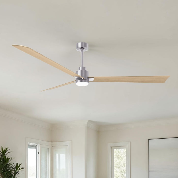 Matthews Fan Alessandra 1 Light 72" 3 Blade Ceiling Fan, BN