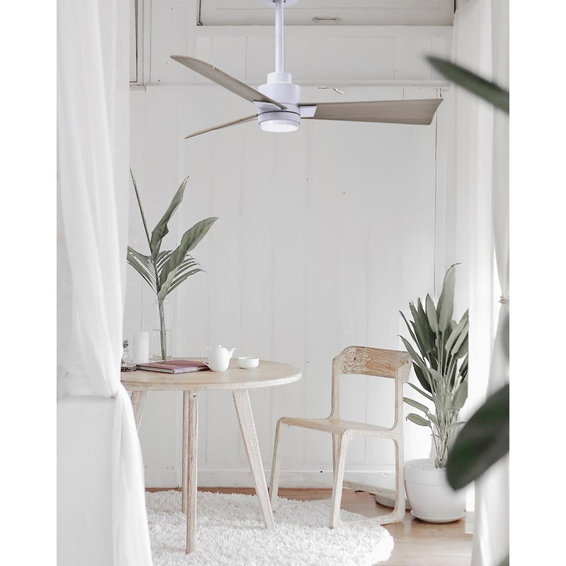 Matthews Fans Alessandra 42in 1-Light Ceiling Fan | Transitional Textured Bronze and Walnut ABS Blades | Bedroom & Office | Model AKLK-TB-WN-42