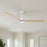 Matthews Fan Alessandra 1 Light 72" 3 Blade Ceiling Fan, White