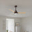 Matthews Fan Alessandra 1 Light 42" 3 Blade Ceiling Fan, TB