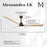 Matthews Fan Alessandra 1 Light 72" 3 Blade Ceiling Fan, TB