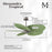 Matthews Fan Alessandra Tropical 48" 5 Blade Ceiling Fan, Nickel