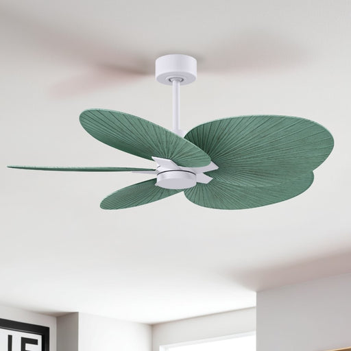 Matthews Fan Alessandra Tropical 48" 5 Blade Ceiling Fan, White