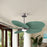 Matthews Fan Alessandra 1 Lt Tropical 48" 5 Blade Fan, Nickel