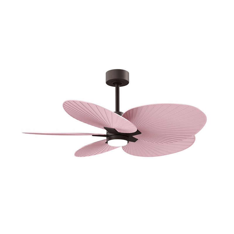 Matthews Fans Alessandra Tropical 48in 5-Blade Ceiling Fan | Textured Bronze and Palm Leaf ABS Blades | Covered Patio & Open | Model AKTPLK-TB-PL