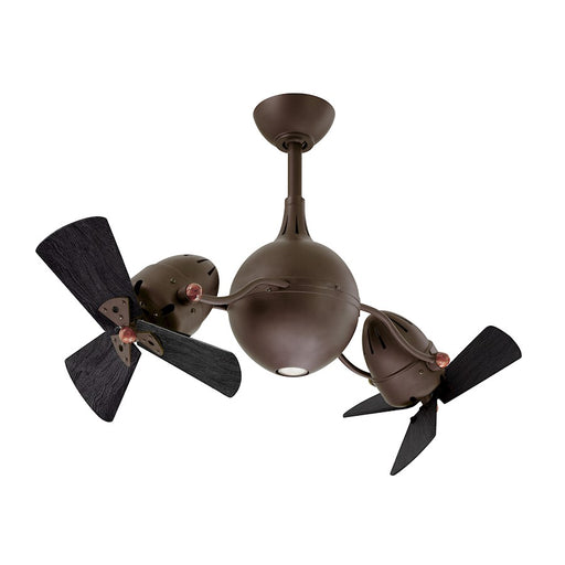 Matthews Fan Acqua 1 Light Ceiling Fan With Light Kit, Bronze