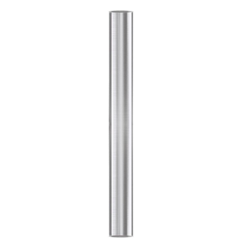 Matthews Fans Atlas 18in Downrod | Brushed Stainless Steel | High Ceiling Fan Accessory | 1in Dia, Field Cuttable | Model AT-18DR-BS