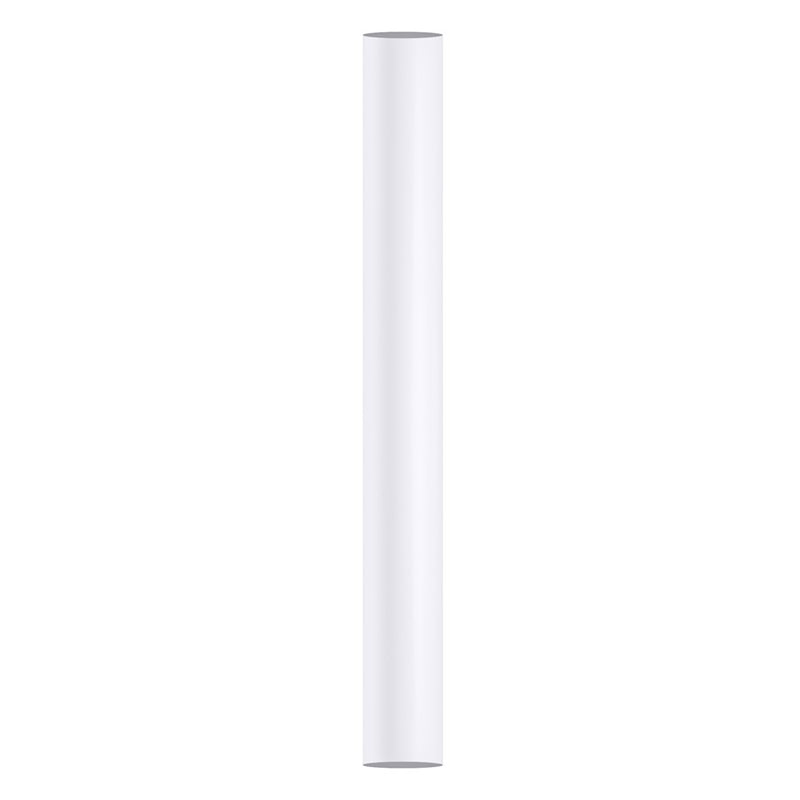 Matthews Fans Atlas 24in Downrod | Matte White Steel | High Ceiling Fan Mount | 1in Dia x 24in L | Model AT-24DR-MWH