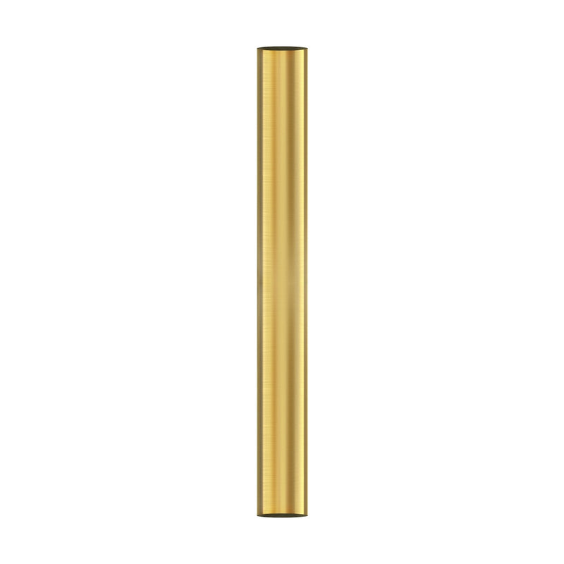 Matthews Fans Atlas 48in Downrod | Brushed Brass Steel | Ceiling Fan Extension for High Ceilings | 1 x 48 in | Model AT-48DR-BRBR