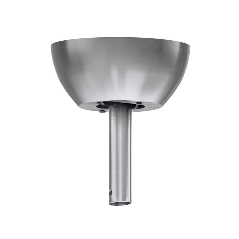 Matthews Fans Cathedral Ceiling Mount for Vaulted Ceilings up to 60° | Brushed Nickel Cast Aluminum | Sloped Ceiling | Model AT-CathedralMt-BN