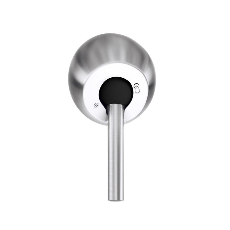 Matthews Fans Cathedral Ceiling Mount for Vaulted Ceilings up to 60° | Brushed Stainless Cast Aluminum | Sloped Ceiling | Model AT-CathedralMt-BS