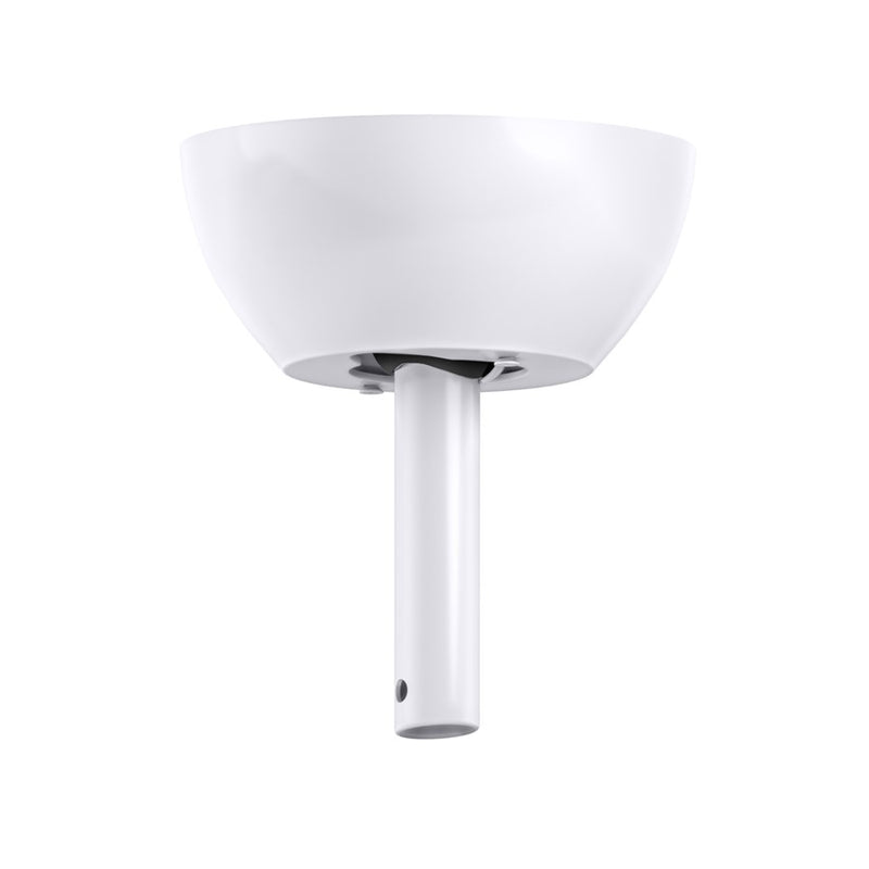Matthews Fan Canopies Cathedral Ceiling Mount 60° | Gloss White Cast Aluminum | Vaulted & Sloped Ceilings | 5.5 x 2 in | Model AT-CathedralMt-WH