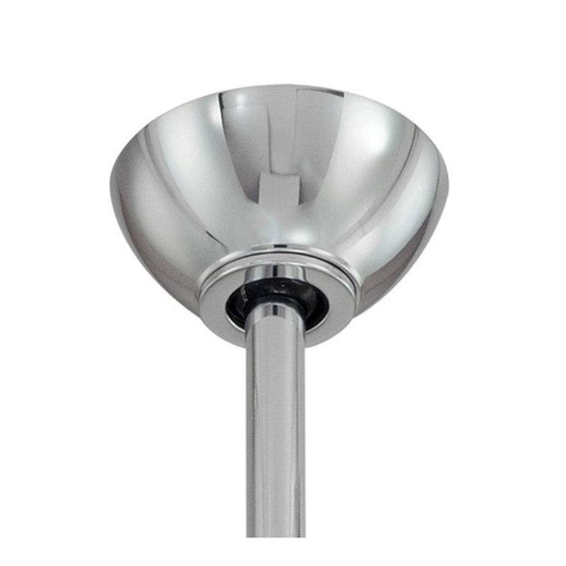 Matthews Fans Atlas Slant Ceiling Mount 1°-30° | Polished Chrome Metal | Sloped & Vaulted Ceilings | 5.5 x 2 in | Model AT-SLANTMT-CR
