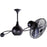 Matthews Fans Brisa 2000 Rotational Ceiling Fan, Bk Nickel/Metal - B2K-BKN-MTL
