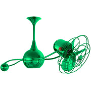 Matthews Fans Fan Brisa 2000 Rotational Ceiling Fan, Esmeralda - B2K-GREEN-MTL