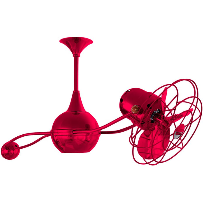 Matthews Fans Fan Brisa 2000 Rotational Ceiling Fan, Rubi - B2K-RED-MTL