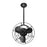 Matthews Fans Fan Bianca Direcional Ceiling Fan, Black Nickel