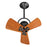 Matthews Fans Bianca Direcional Directional Ceiling, Black Nickel