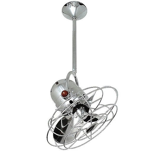 Matthews Fan Company Bianca Directional 13in Ceiling Fan | White Metal | Covered Patio & Porch | 13 x 13 x 13 in | Model BD-WH-MTL