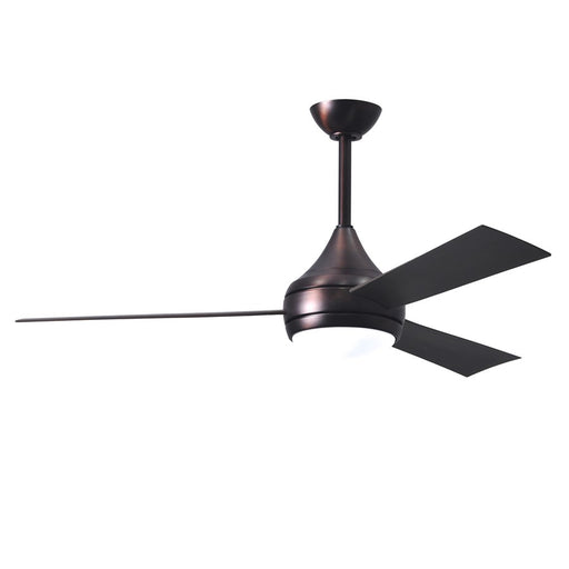 Matthews Fan Donaire 3 Blade 52" Paddle Fan, Brushed Bronze - DA-BB-BB