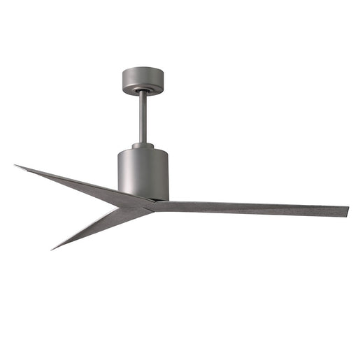 Matthews Fan Eliza 56in 3-Blade Ceiling Fan | Brushed Nickel and Barn Wood Polycarbonate | Living Room & Bedroom | 56 x 56 x 10 in | Model EK-BN-BW