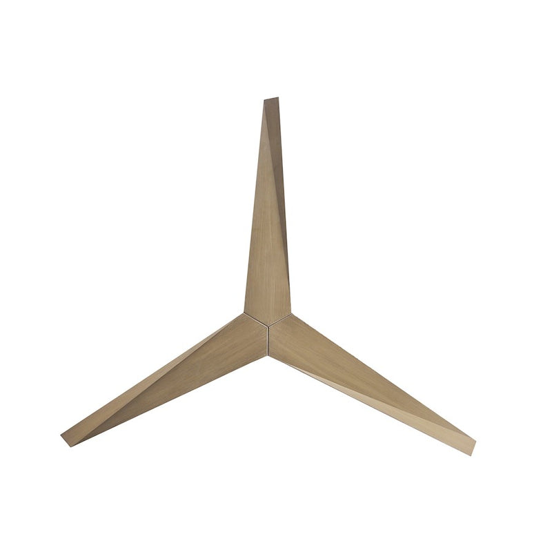 Matthews Fan Atlas Eliza 56in 3-Blade Ceiling Fan | Brushed Nickel and Gray Ash Blades | Living Room & Bedroom | 56 x 56 x 12 in | Model EK-BN-GA