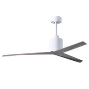 Matthews Fans Fan Eliza Ceiling Fan, Gloss White/Old Oak, Gloss White - EK-WH-OO