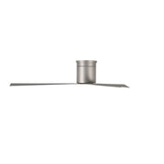Matthews Fan Eliza-H 56in 3-Blade Flush Mount Ceiling Fan | Brushed Nickel | Low Ceilings & Damp Locations | 56 x 56 x 9 in | Model EKH-BN-BN