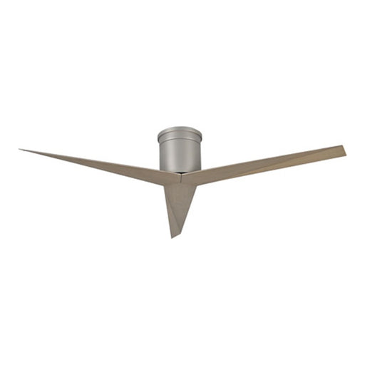Matthews Fan Eliza-H 56in 3-Blade Flush Mount Ceiling Fan | Brushed Nickel and Gray Ash Polycarbonate | Bedroom & Living Room | Model EKH-BN-GA