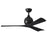 Matthews Fans Fan Irene-3 3 Blade 52" Paddle Fan, Matte Black - IR3-BK-BK-52