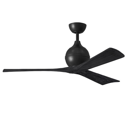 Matthews Fans Fan Irene-3 3 Blade 52" Paddle Fan, Matte Black