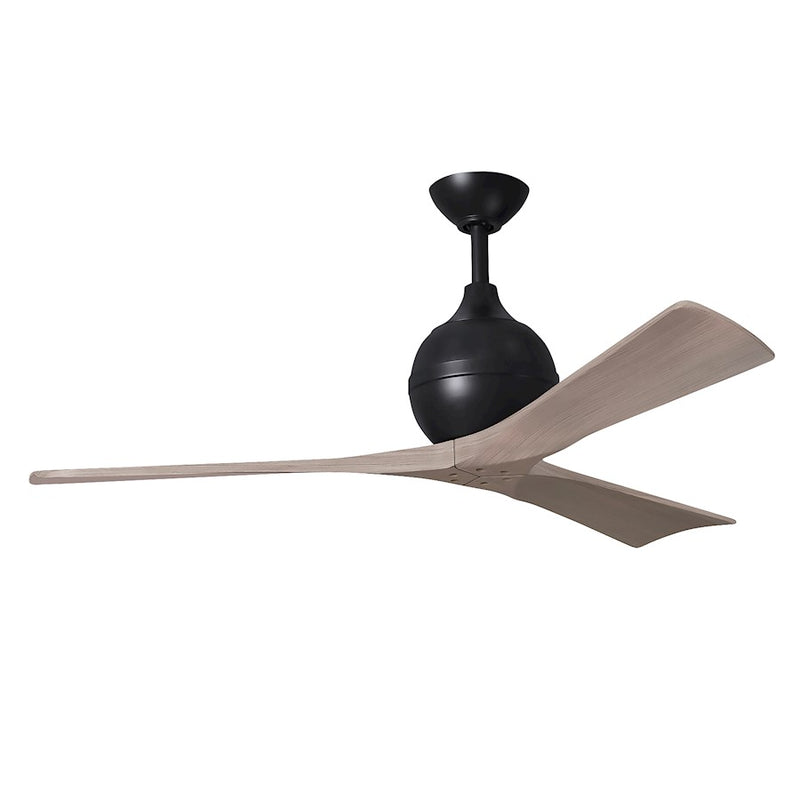 Matthews Fans Irene-3 42in 3-Blade Ceiling Fan | Contemporary Textured Bronze and Light Maple Wood | Bedroom & Living Room | Model IR3-TB-LM-42