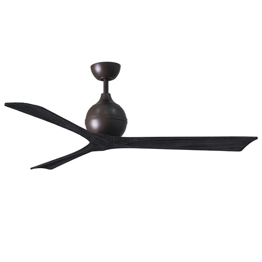 Matthews Fans Irene-3 3 Blade 60" Paddle Fan, Text Bronze/Black - IR3-TB-BK-60