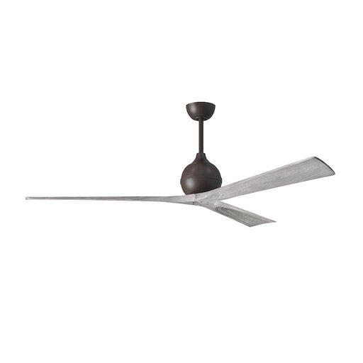 Matthews Fans Irene-3 72in 3-Blade Ceiling Fan | Textured Bronze and Barn Wood Tone Solid Wood | Oversized Rooms & Covered Patio | Model IR3-TB-BW-72