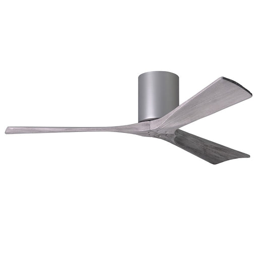Matthews Fan Irene-3H 52in 3-Blade Ceiling Fan | Rustic Modern Brushed Nickel and Barn Wood Blades | Living Room & Covered | Model IR3H-BN-BW-52
