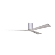Matthews Fans Irene 3H 72in 3-Blade Ceiling Fan | Contemporary Brushed Nickel and Barn Wood Solid Wood | Living Room & Bedroom | Model IR3H-BN-BW-72