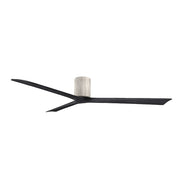 Matthews Fans Irene 3H 72in 3-Blade Ceiling Fan | Rustic Barnwood and Matte Black Solid Wood | Large Living Room & Covered | Model IR3H-BW-BK-72