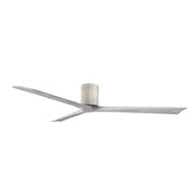 Matthews Fans Irene 3H 72in 3-Blade Ceiling Fan | Rustic Barnwood and Solid Wood Blades | Great Room & Covered Patio | Model IR3H-BW-BW-72