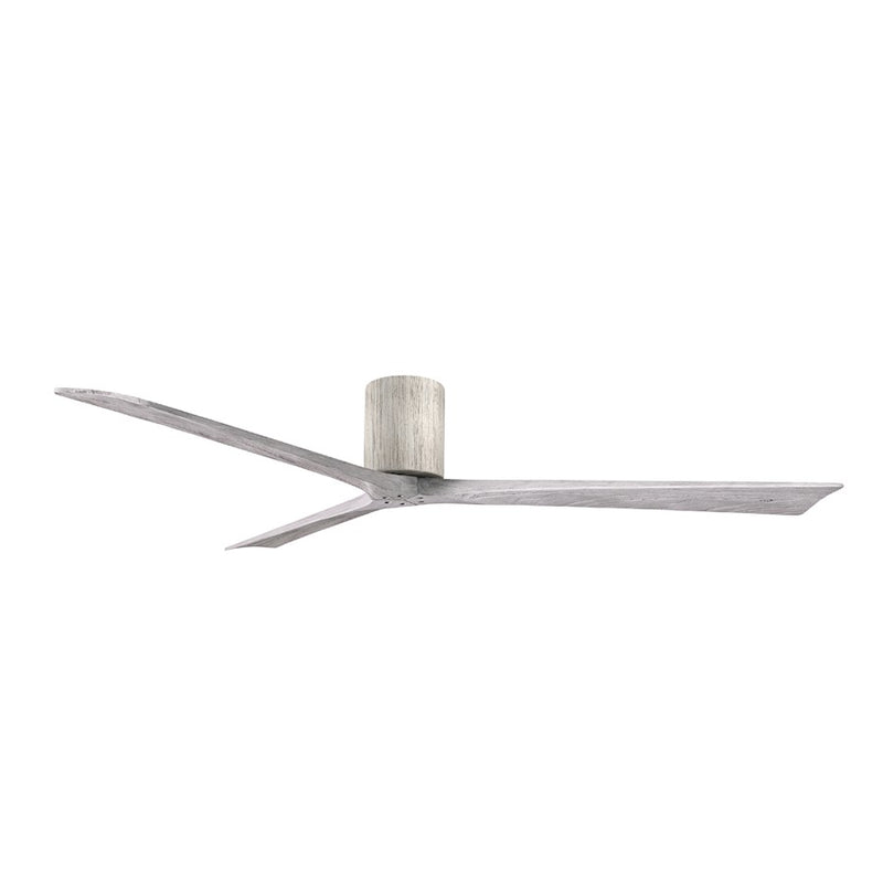 Matthews Fans Irene 3H 72in 3-Blade Ceiling Fan | Rustic Barnwood and Solid Wood Blades | Great Room & Covered Patio | Model IR3H-BW-BW-72