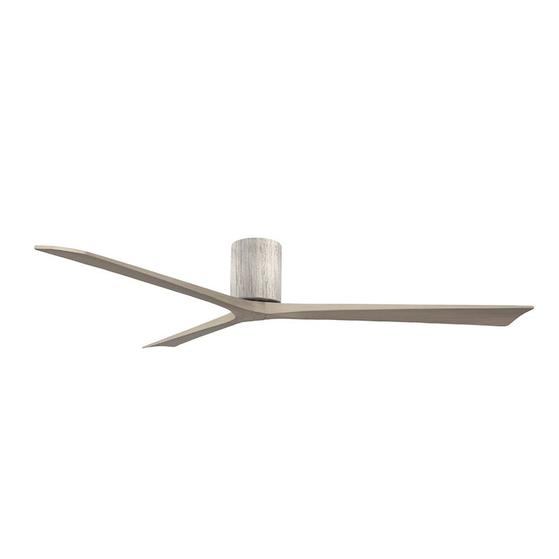 Matthews Fans Irene-3H 72in 3-Blade Ceiling Fan | Rustic Barn Wood and Gray Ash Wood Blades | Large Living Room & Covered Patio | Model IR3H-BW-GA-72
