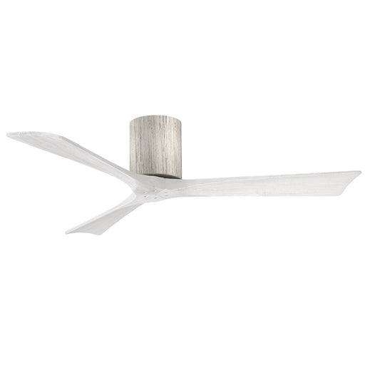 Matthews Fans Irene-3H 52in 3-Blade Ceiling Fan | Rustic Barn Wood and Matte White Solid Wood Blades | Living Room & Covered | Model IR3H-BW-MWH-52