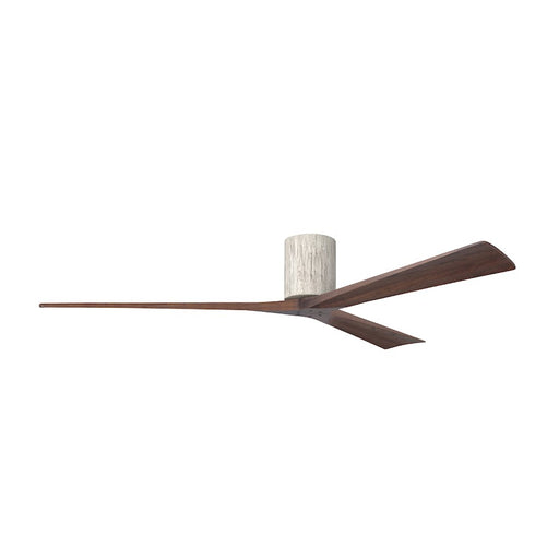 Matthews Fans Irene 3H 72in 3-Blade Ceiling Fan | Rustic Barnwood and Walnut Solid Wood | Large Living Room & Covered Patio | Model IR3H-BW-WA-72
